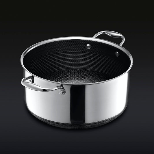 Hybrid Stock Pot With Lid, 8-Qt