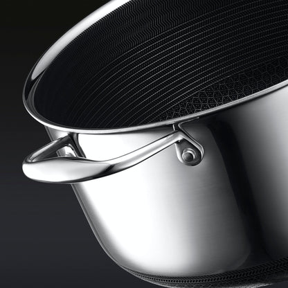 Hybrid Stock Pot With Lid, 8-Qt