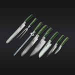 Damascus Steel Knife & Carving Set, 8-pc