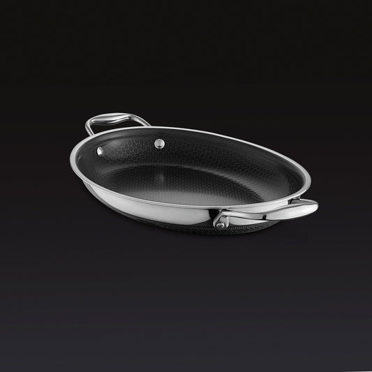 Hybrid Oval Roasting Pan, 9” x 12.5”