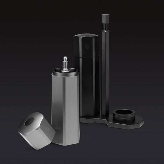 HexMill Tabletop Salt & Pepper Grinder Set