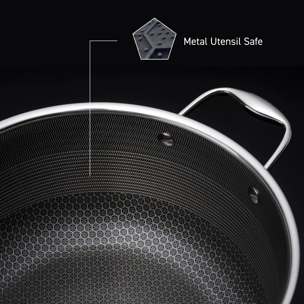 metal utensil safe 10 quart pot